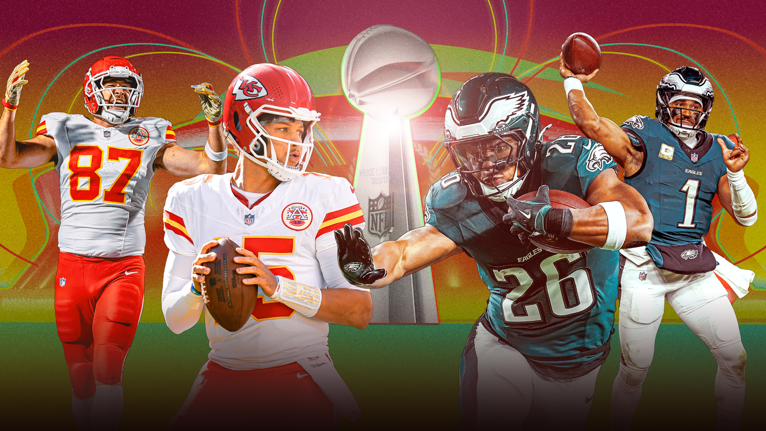 See The Chiefs Eagles Players From Ohio Competing In Super Bowl Lix