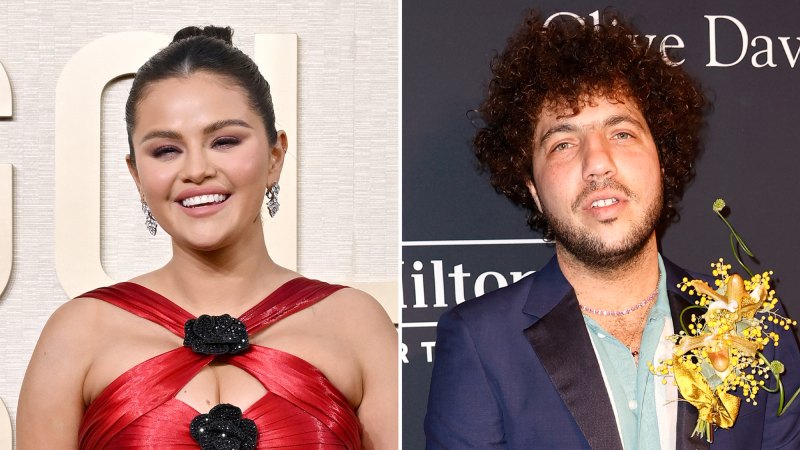 Selena Gomez And Benny Blanco Make Out After 2024 Golden Globes Us Weekly