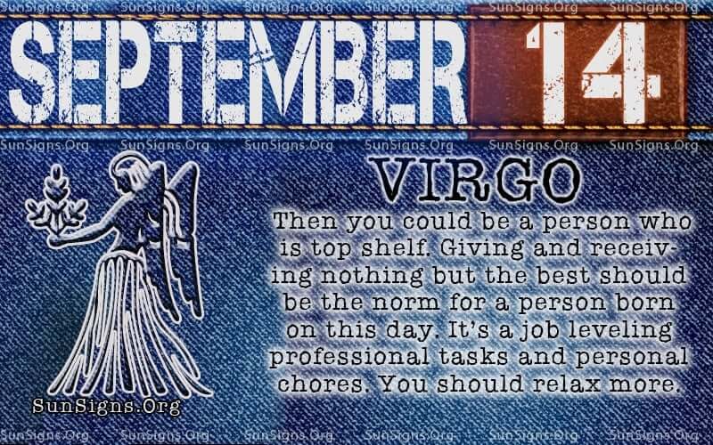 September 14 Zodiac Horoscope Birthday Personality Sunsigns Org