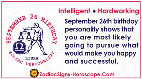 September 26 Zodiac Libra Horoscope Birthday Personality And Lucky