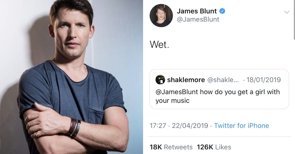 Simply 13 Times James Blunt Was The Funniest Person On Twitter The Poke