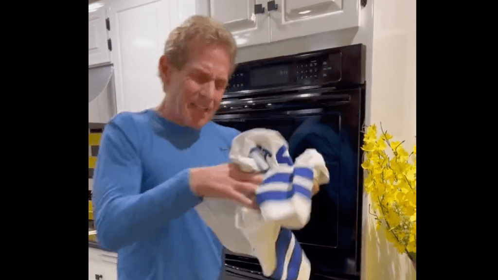 Skip Bayless Mocked For Giving Dating Advice With Wife After Being