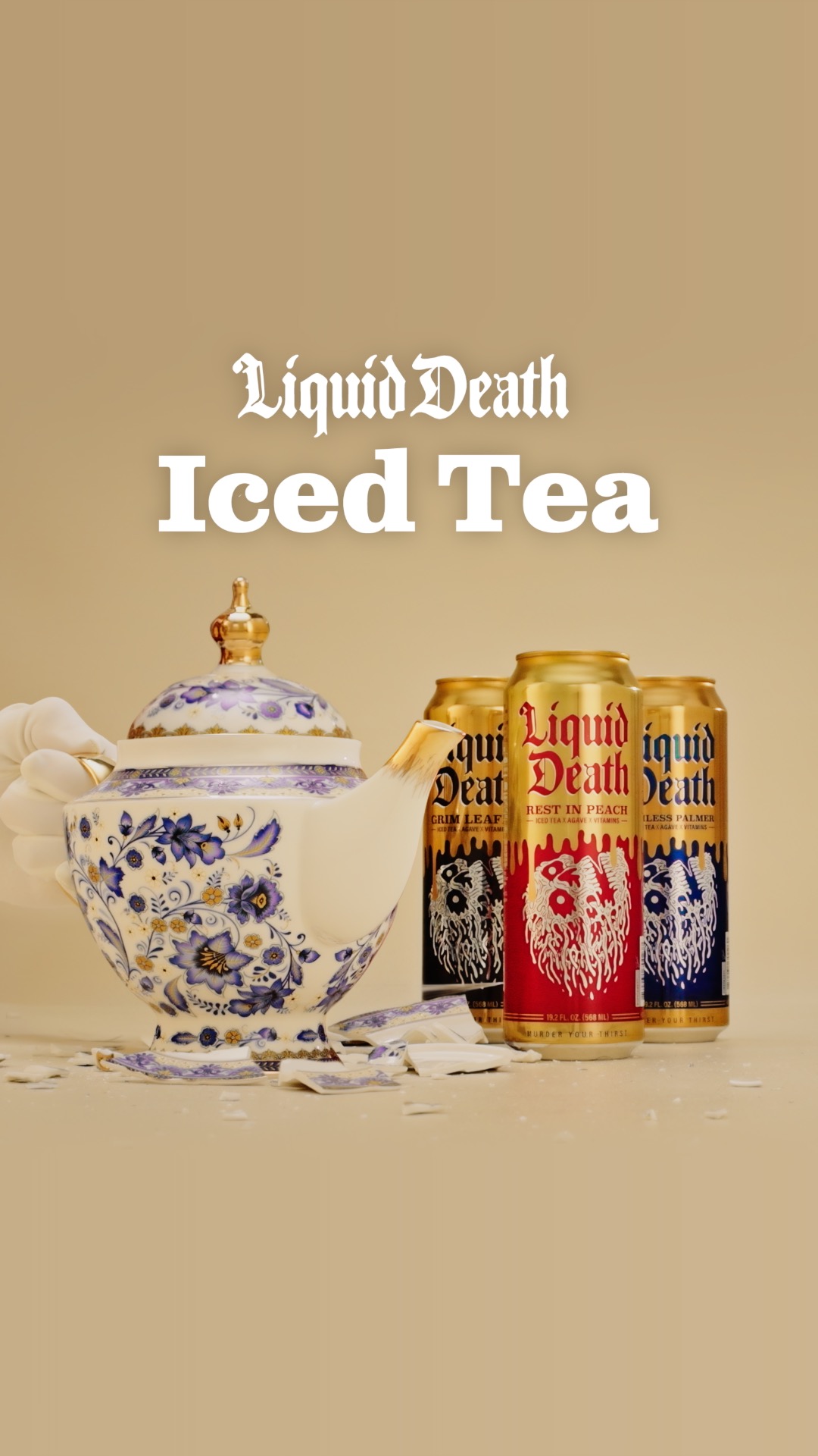 Snapklik Com Liquid Death Iced Black Tea Lemonade Dead Billionaire