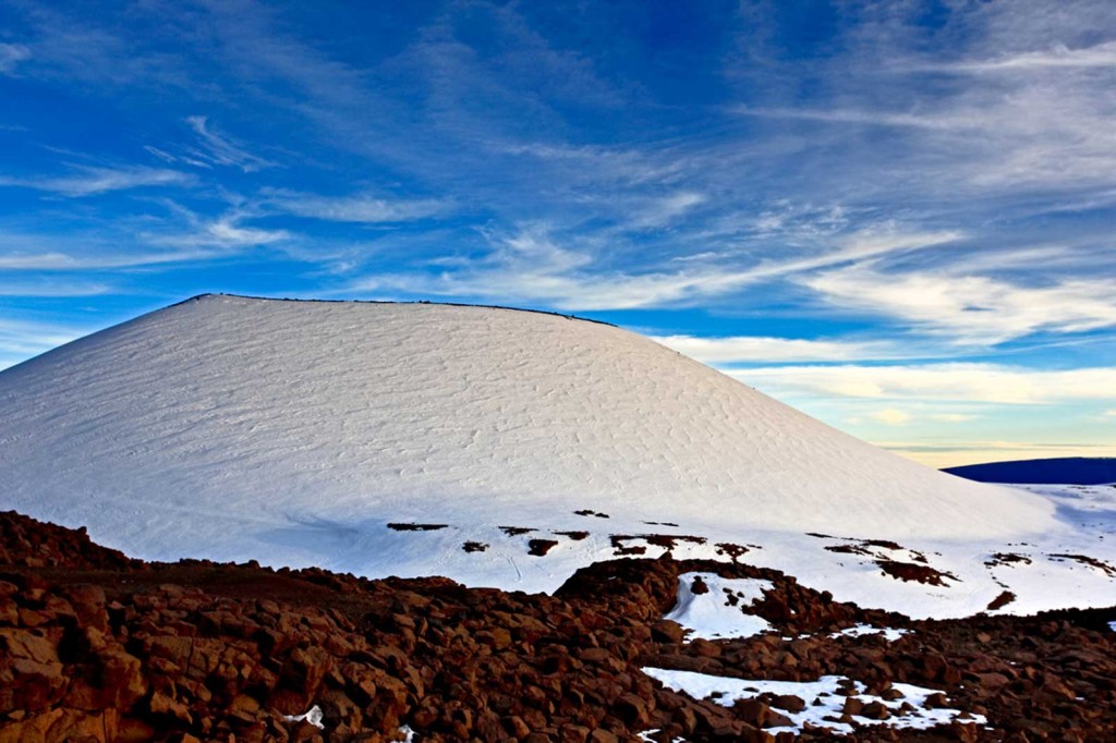 Snow In Hawaii Mauna Kea