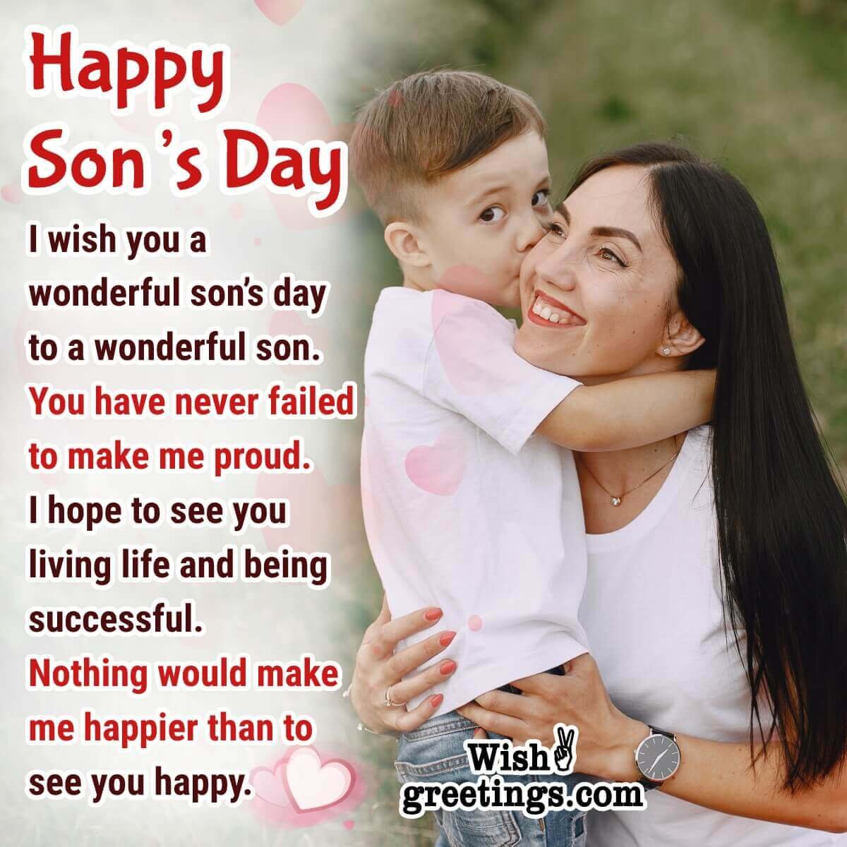 Son S Day Wishes Messages Wish Greetings