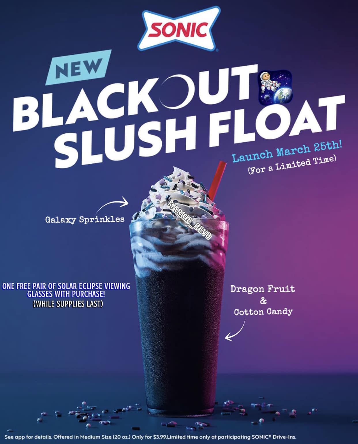 Sonic Blackout Slush Float Solareclipse Sonic Youtube