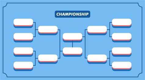 Sport Game Tournament Championship Contest Stage Layout Double