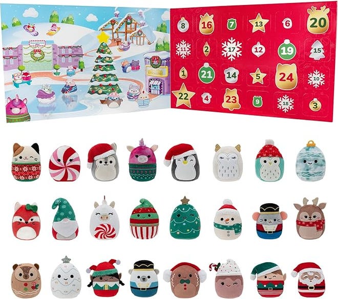 Squishmallows Releases First Advent Calendar With 24 Plushies This Holiday