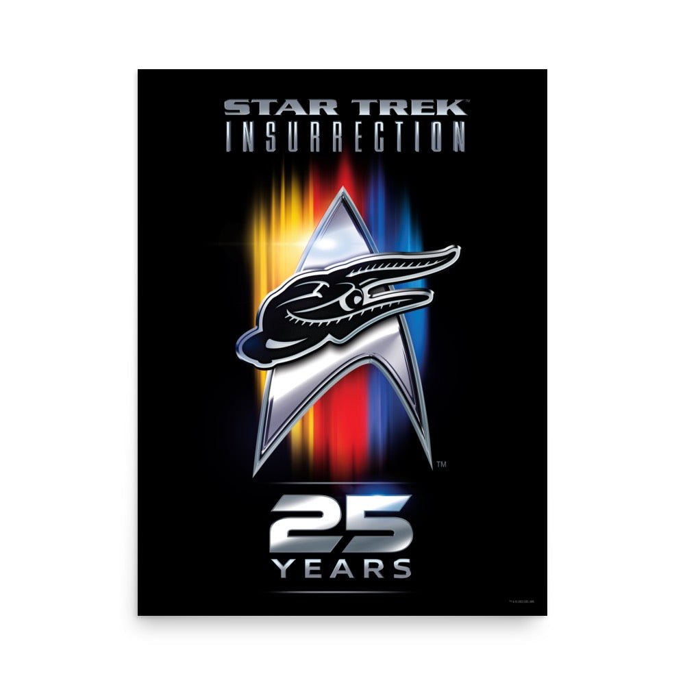 Star Trek Ix Insurrection 25Th Anniversary Poster Star Trek Shop