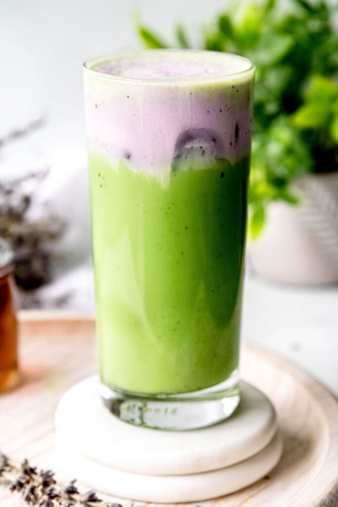 Starbucks Copycat Iced Lavender Cream Oat Milk Matcha