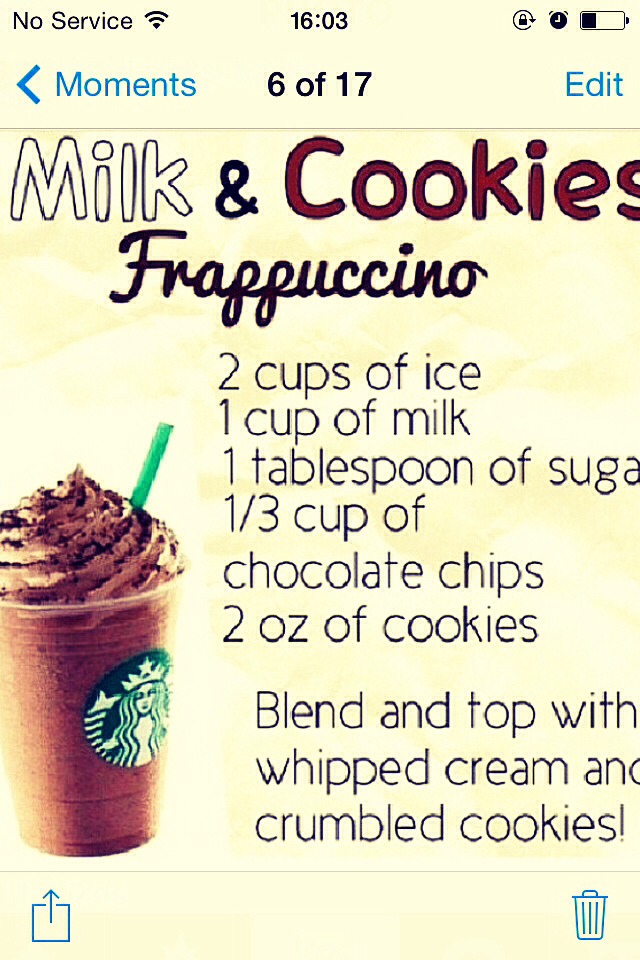 Starbucks Mocha Cookie Crumble Frappe Recipe Merrie Palumbo