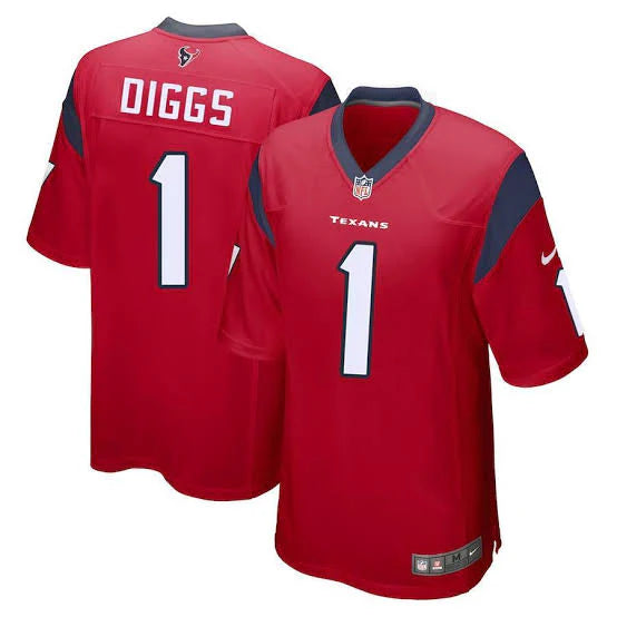 Stefon Diggs Houston Texans Official Nfl Nike Jersey Red Ultimate