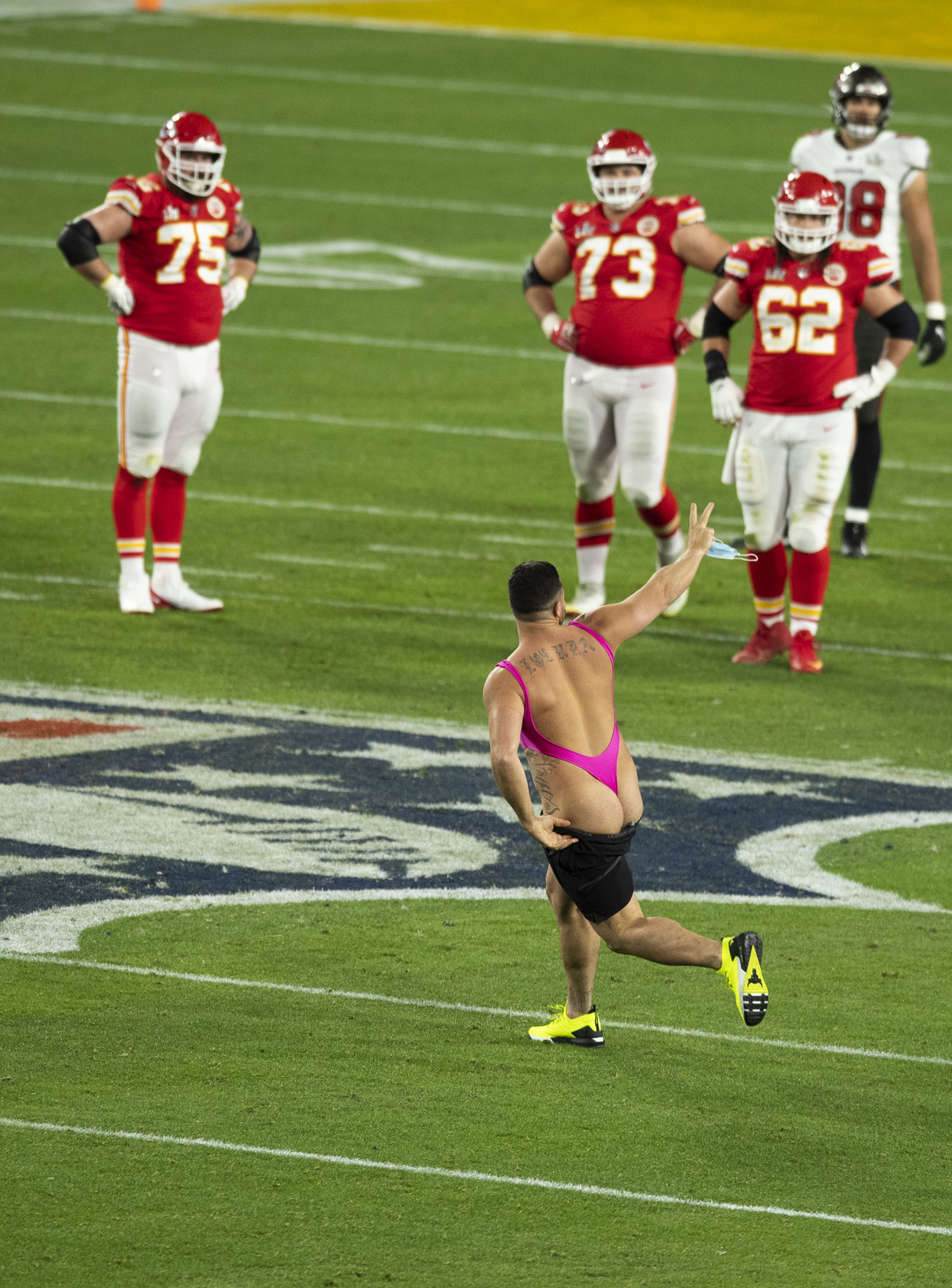 Streaker At The Super Bowl