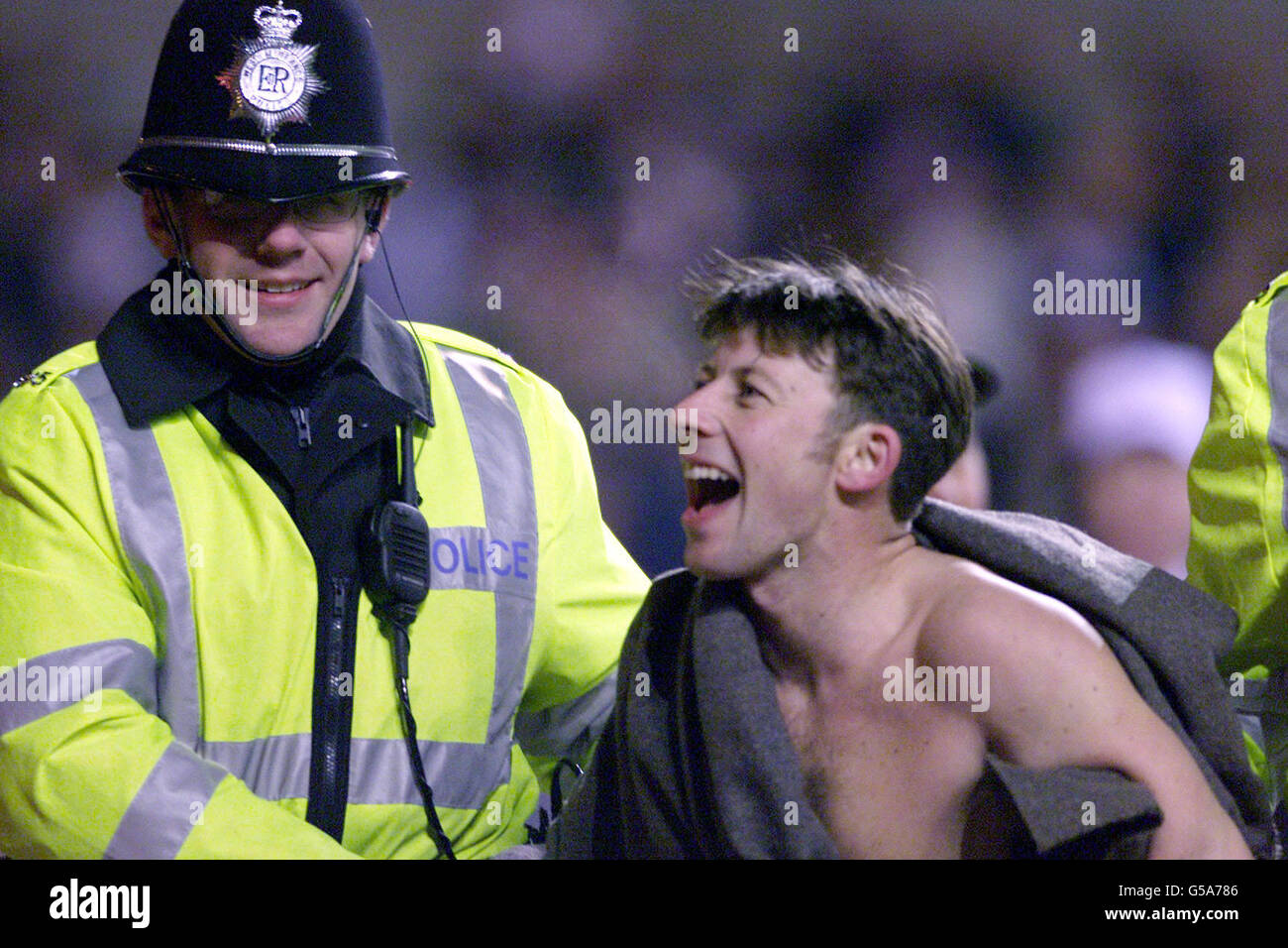 Streaker On Football Pitch Hi Res Stock Photography And Images Alamy