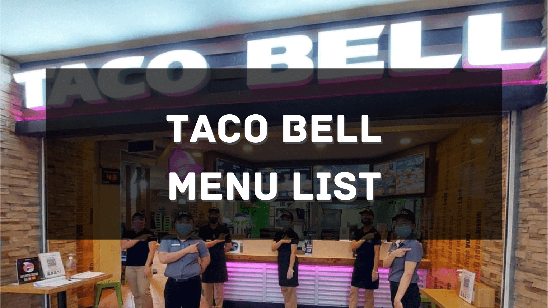 Taco Bell Menu Prices Philippines February 2025 Updated