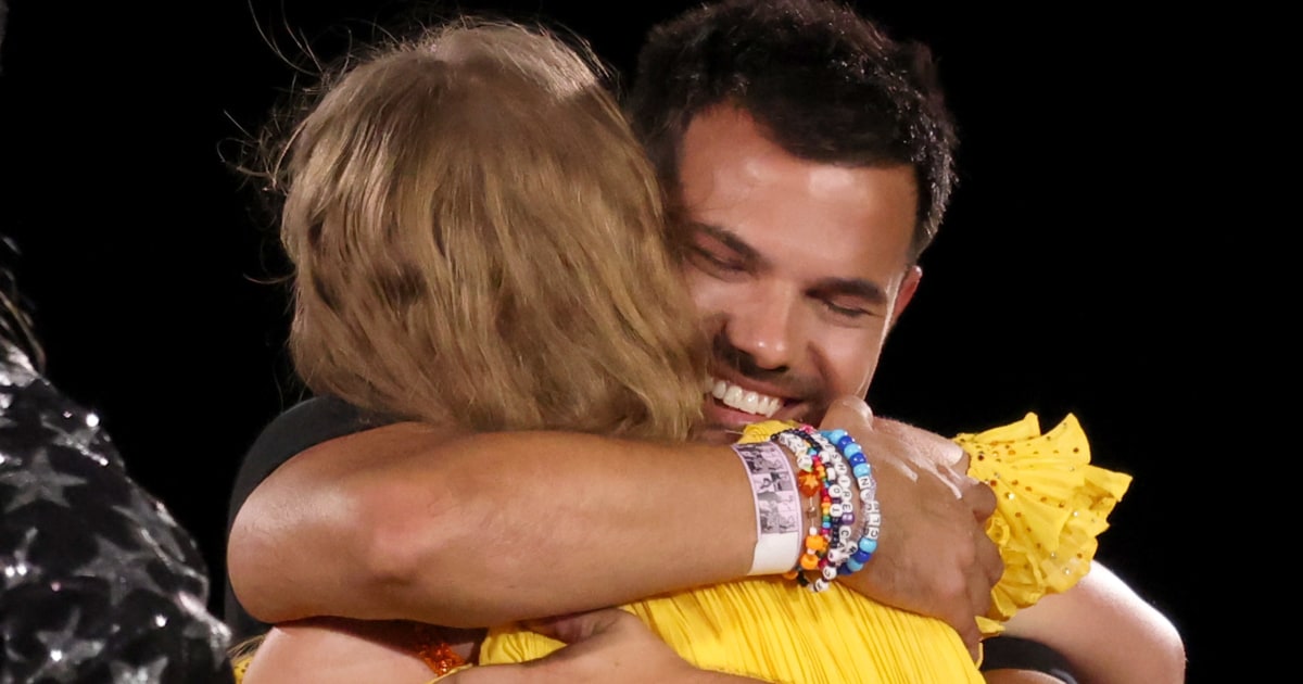 Taylor Lautner Backflips Onto Stage At Taylor Swift S Eras Tour