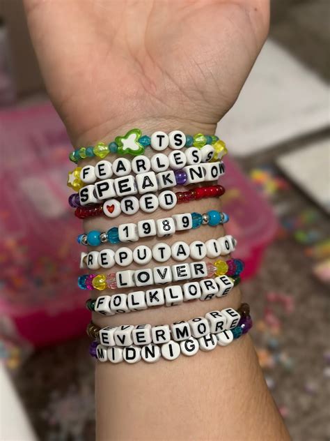 Taylor Swift Eras Tour Album Friendship Bracelets In 2023 Friendship