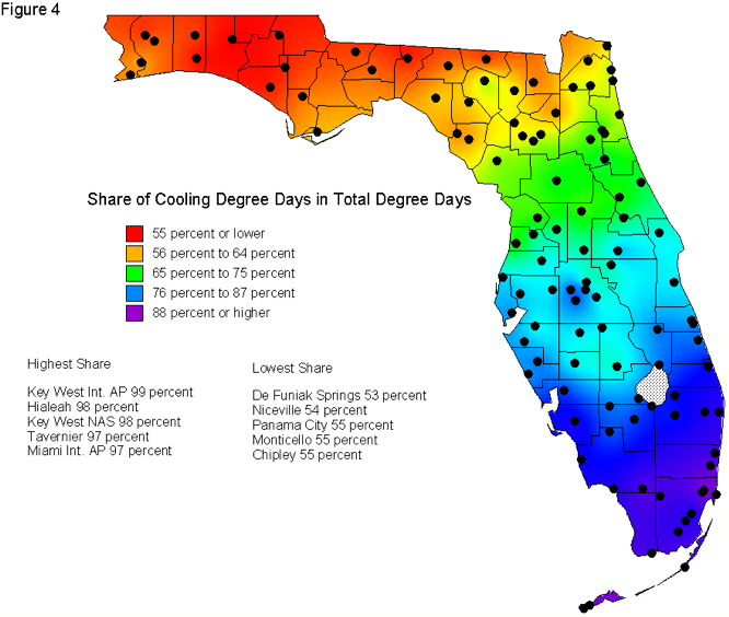 Temperature Weather Map Florida