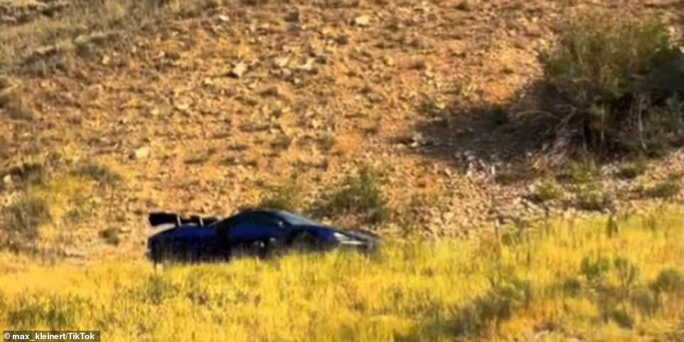 Terrifying Moment Porsche Crashes At No Speed Limit Event In Idaho Where Cops Shut Down Highway For Car Enthusiasts To Raise Money For Charity Daily Mail Online