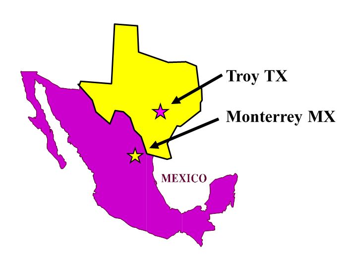 Texas Mexico Map