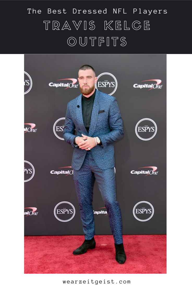 The Best Dressed Nfl Players Travis Kelce Outfits Nfl Outfits