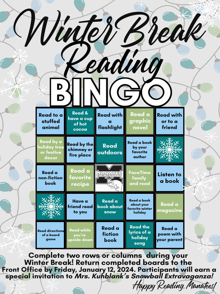 The Library Voice Summer Break Reading Bingo Cards For Lots Of Fun