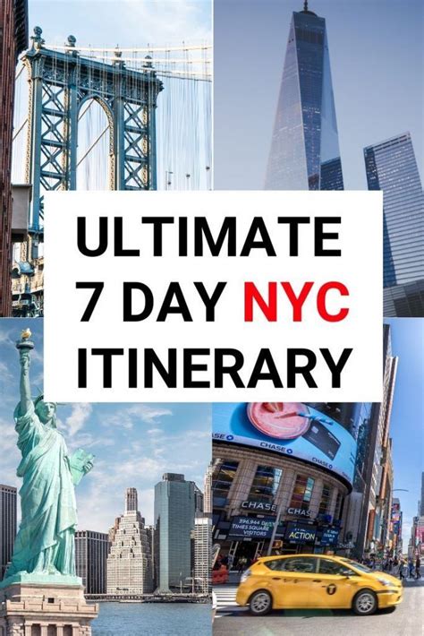 The Only 7 Day New York Itinerary For 100 Diy Travel Hq New York