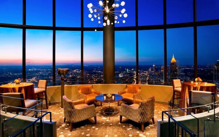 The Sun Dial Restaurant At The Westin Peachtree Plaza Atlanta Ga