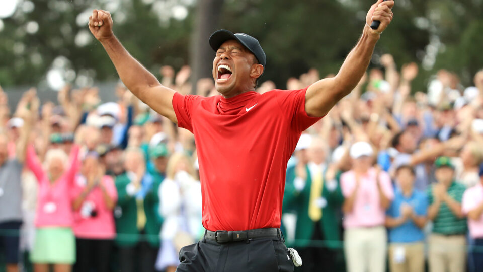 Tiger Woods Final Putt And Celebration At The 2019 Masters Tournament