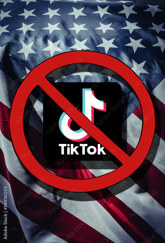 Tik Tok Banned Editorial Stock Image Image Of Emblem 276154929