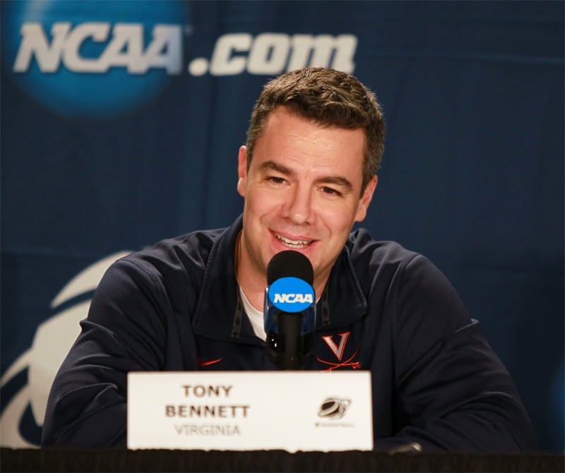 Tony Bennett Uva Basketball Coach Uva Basketball Tony Bennett