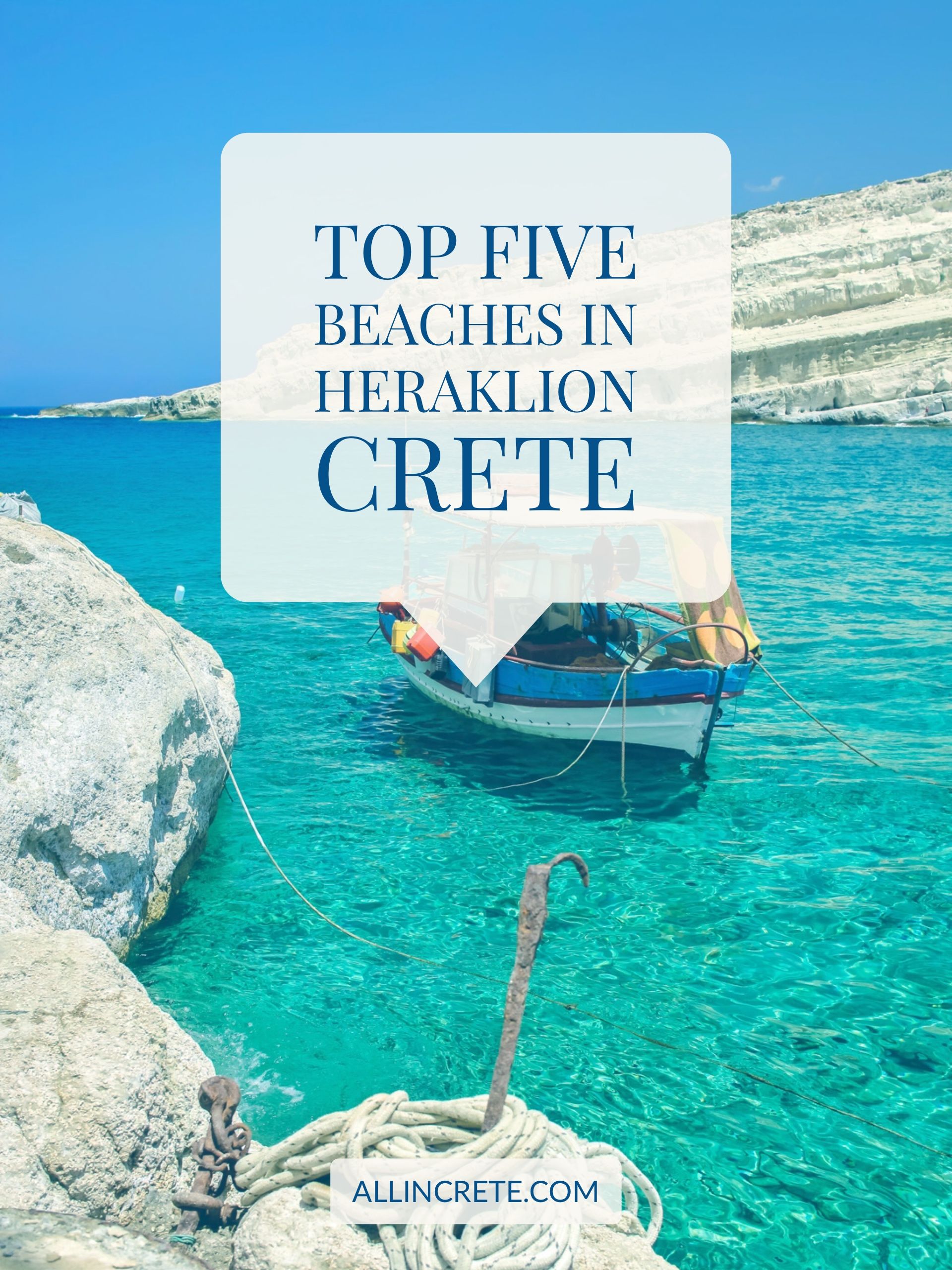 Top 5 Beaches In Heraklion 2023 Allincrete Travel Guide For Crete