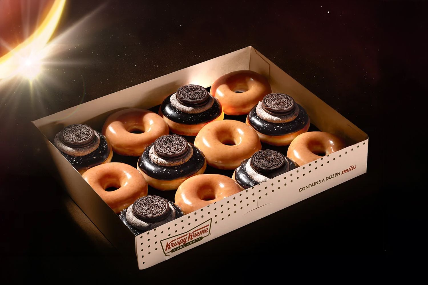 Total Solar Eclipse Inspires A Special Doughnut From Krispy Kreme