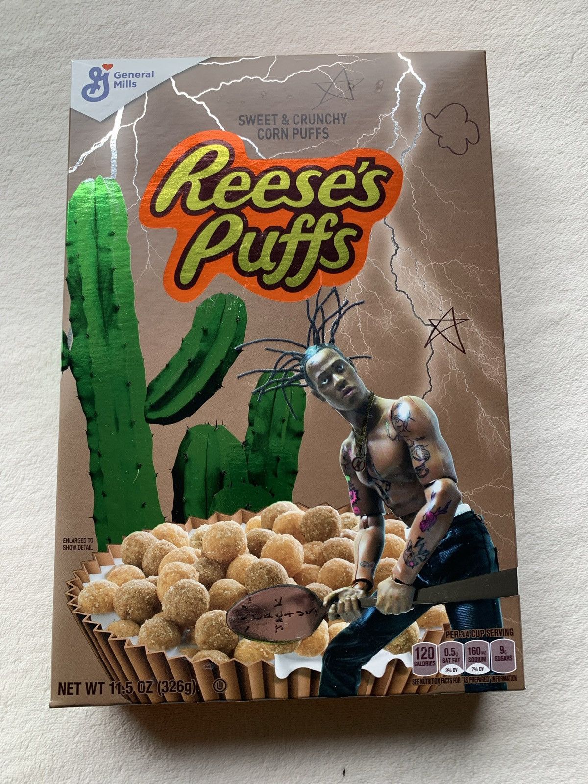 Travis Scott Promotional Reeses Puffs New Travis Scott Reese S Puffs