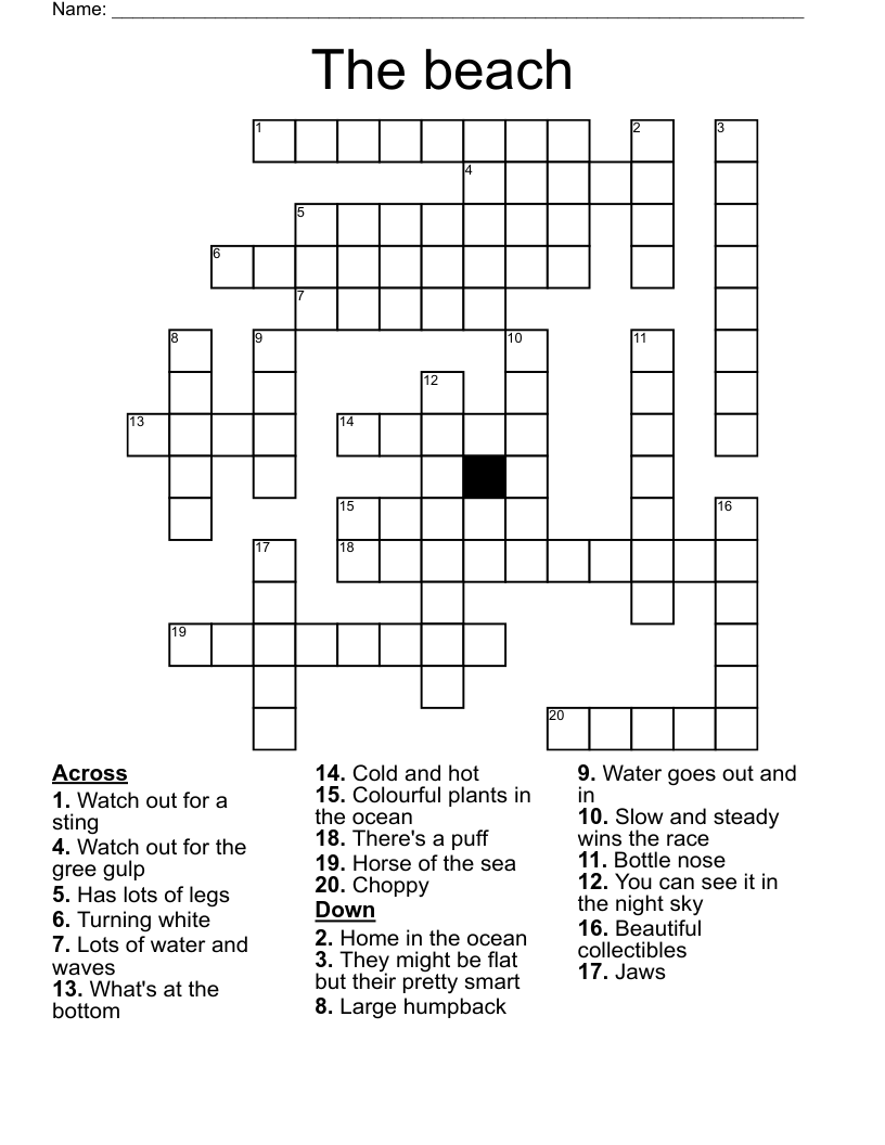 Ultimate Guide To Paperless Beach Reading Crossword Clues And Travel