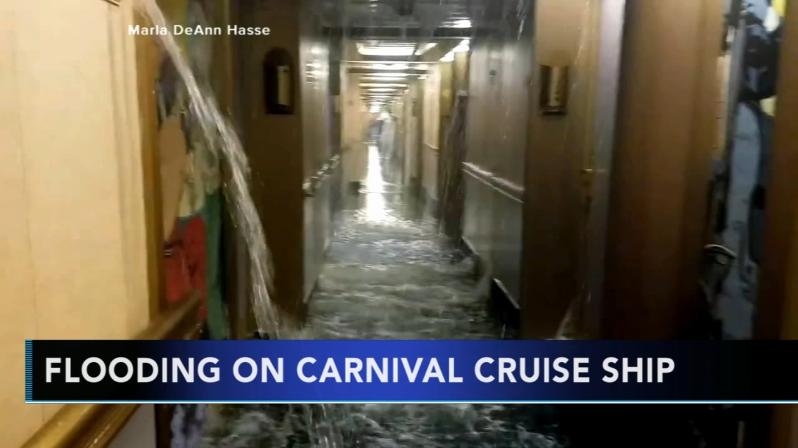 Video Carnival Cruise Ship Floods After Water Line Break In Caribbean