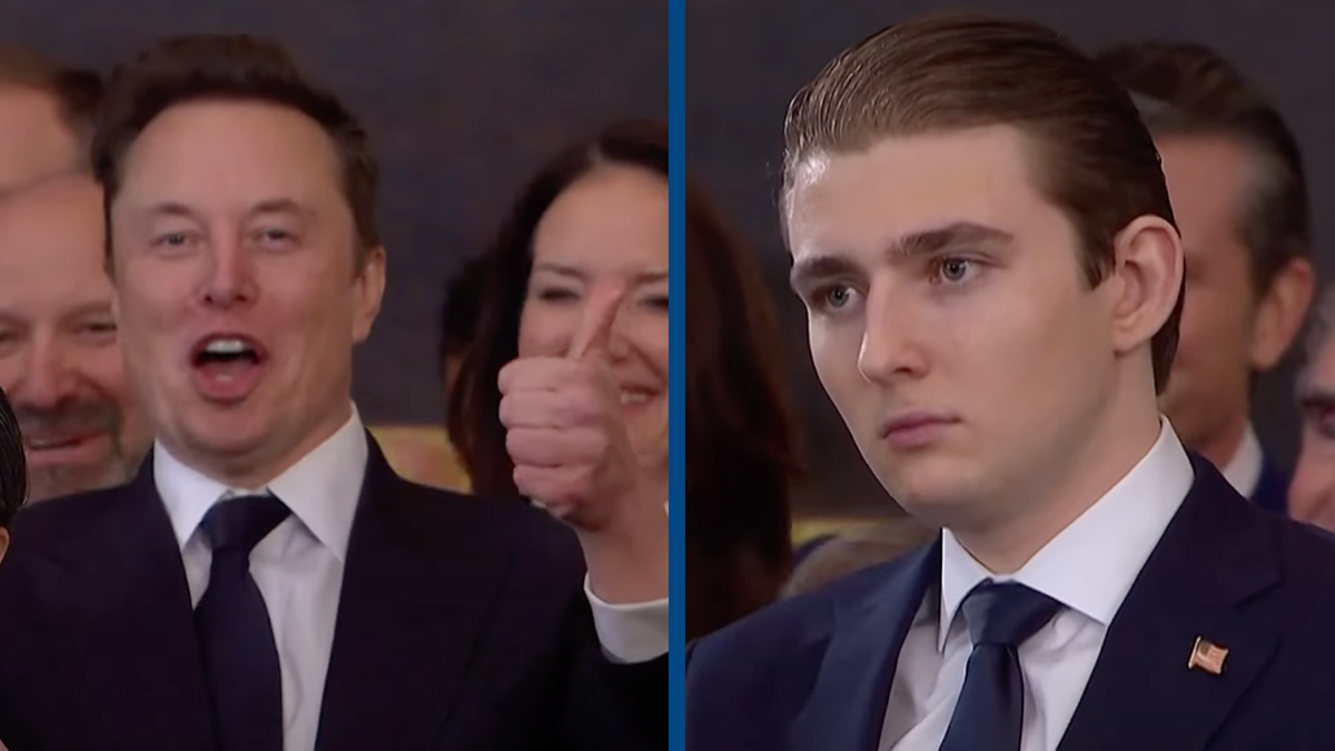 Viewers In Hysterics At Barron Trump S Reaction To Elon Musk S Bizarre