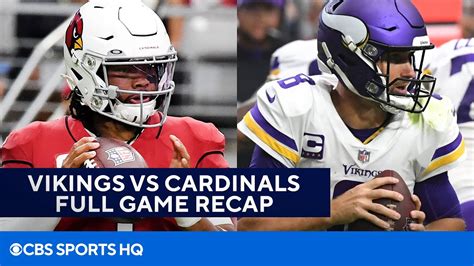 Vikings Vs Cardinals Kyler Murray Accounts For 4 Td In Win Full Recap