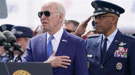 Watch Air Force Cadets React After Biden Fell Right In Front Of Them