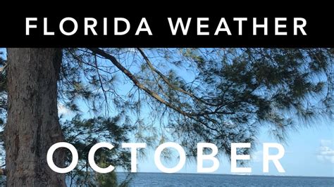 Weather On Florida In October