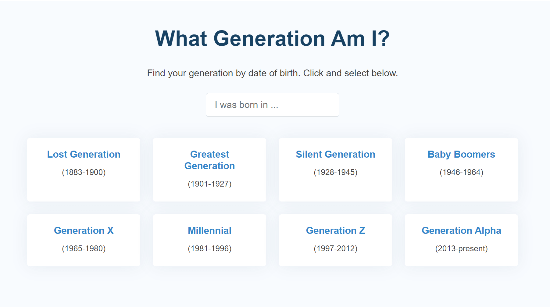 What Generation Is 1974