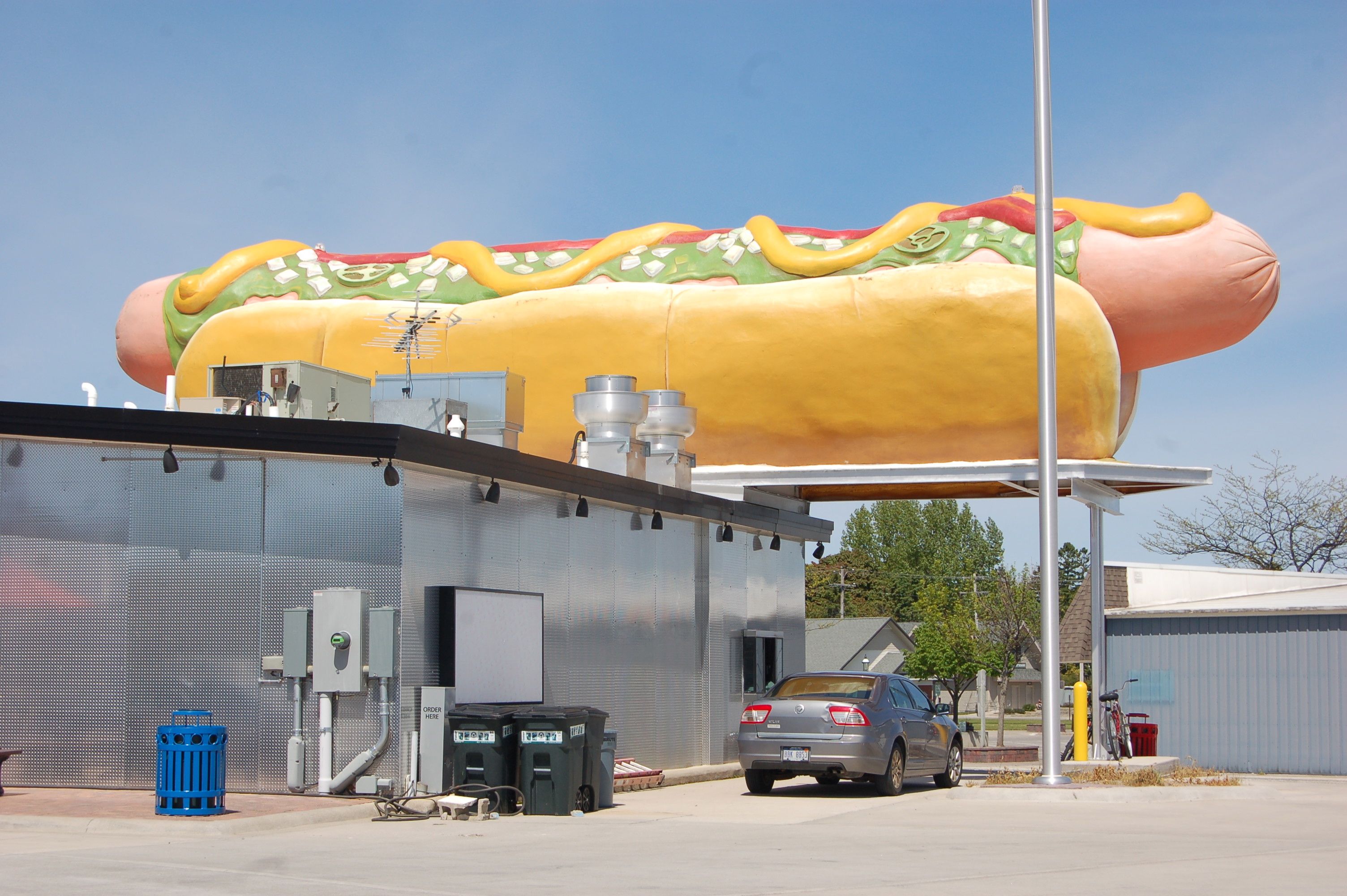 Wienerlicious In Mackinaw City America S Largest Hot Dog