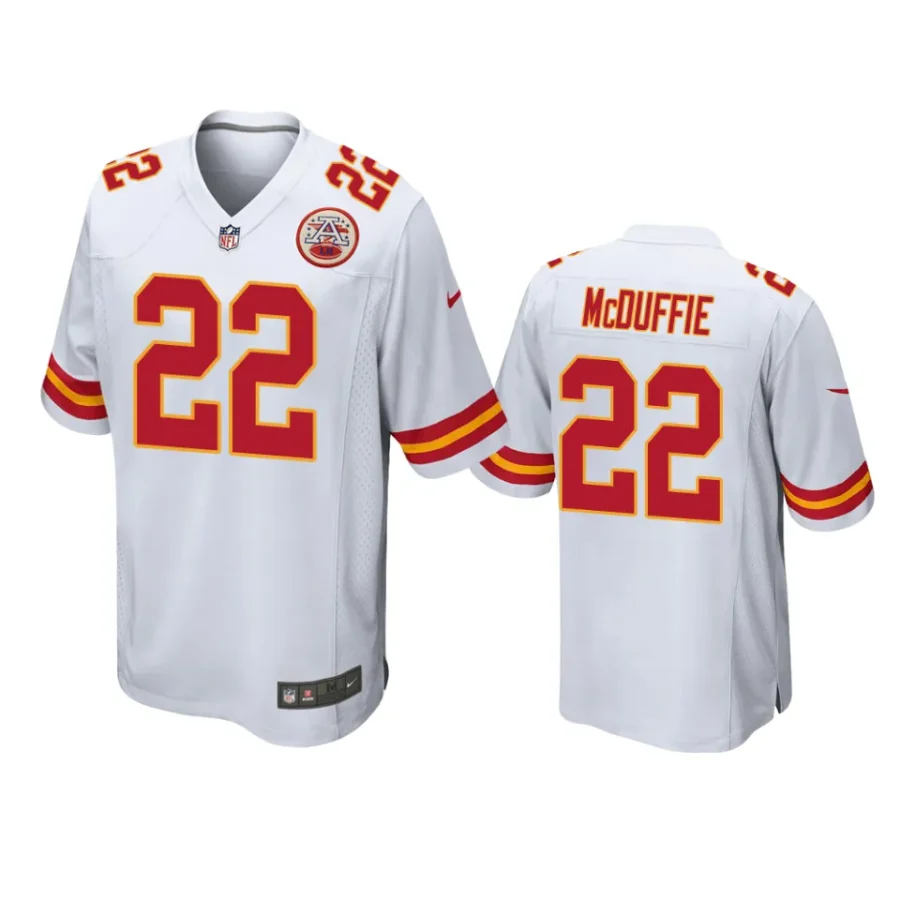 Women S Kansas City Chiefs Trent Mcduffie White Game Jersey Jerseyok Shop