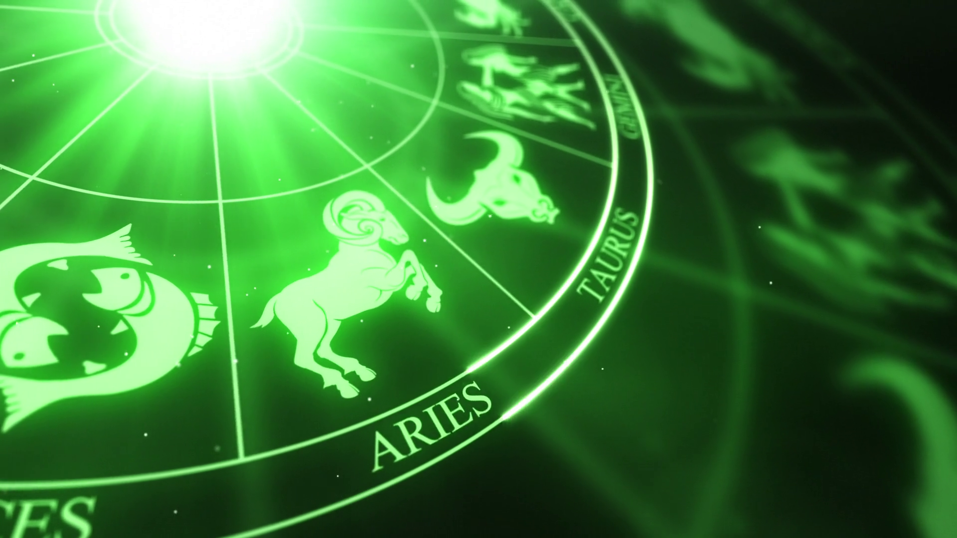 Zodiac Horoscope Astrological Sun Signs On Stock Motion Graphics Sbv